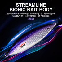 TEASER J43 300g 400g 500g Tête de jigging métallique pour la pêche avec lame rotative, jigs à chute rapide et lente, leurre de pêche