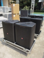 Système de sonorisation professionnel complet à deux voies, ligne acoustique passive double 12 pouces LA-2122, étanche, haut-parleur à ligne acoustique en néodyme