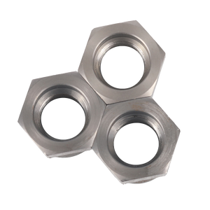Hex Nut M10 Zinc Plated Class 8 Metric Hex Head Fully <b>Threaded</b> Right Hand 10 mm Length Industrial Fastening - Product Image 3