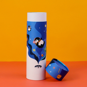 Boîte en tube de papier imprimée sur mesure, emballage rigide en carton, boîte cylindrique pour parfum, bougie, artisanat - Product Image 6