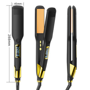 مكواة فرد شعر واسعة من الألومنيوم مكواة مكواة مسطحة 250C MCH تسخين سريع مصفف درجة حرارة عالية - Product Image 6