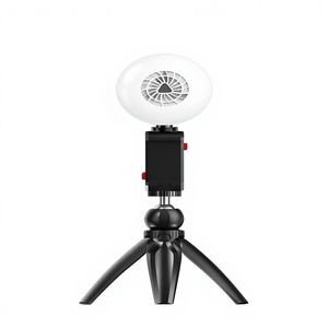 Sansi ไฟเซลฟี่8.6W แบบชาร์จไฟได้พกพา, ความสว่างสูงเติมแสงสำหรับวิดีโอไฟสตรีมมิ่งปรับได้9สี - Product Image 1