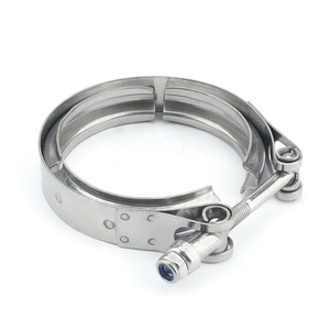 Phổ 4 "inch tur-bo xả xuống ống v-band kẹp Kit + 2 mặt bích - Product Image 5