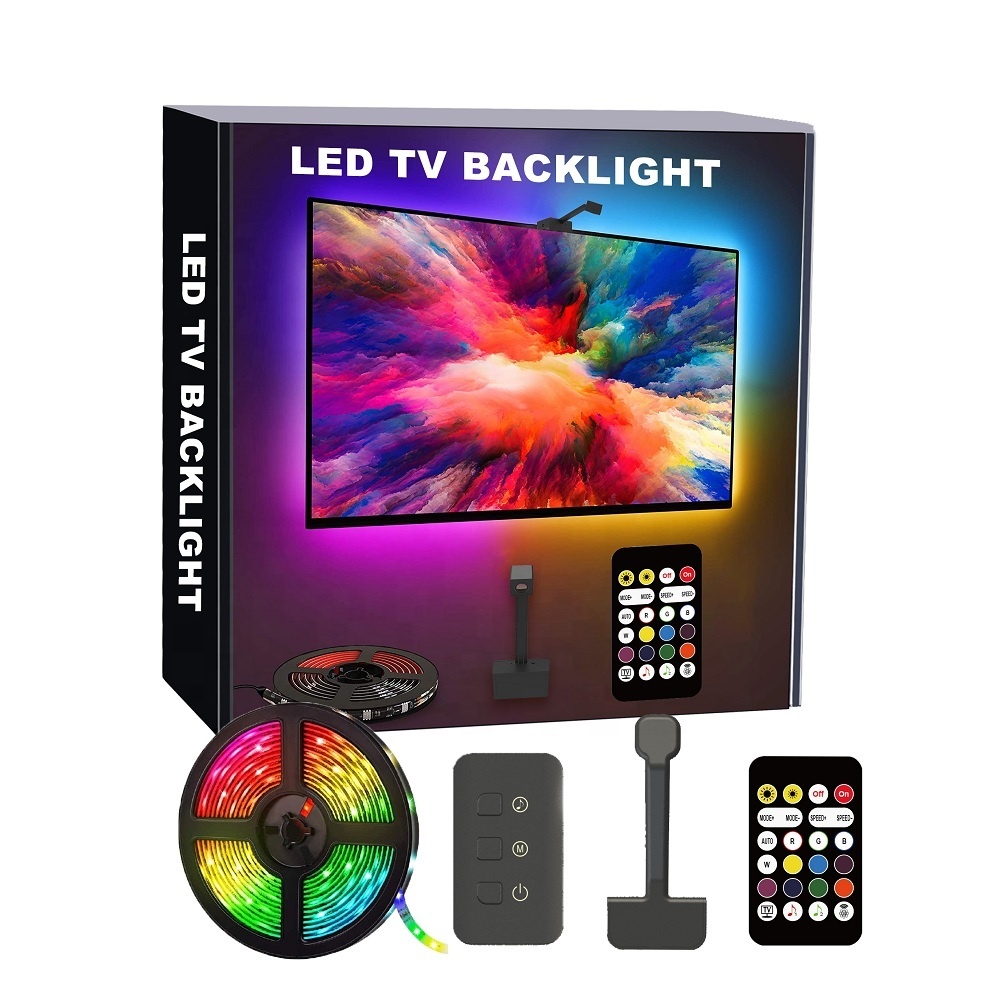 TV LED Backlight with Camera Sync to Screen Fancy Immersion Wi-Fi TV Backlight Ambient LED Light