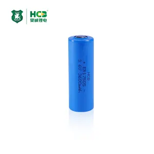 Hcb 3600mAh pin lithium sản xuất khẩn cấp sao lưu er17505 Một kích thước hình trụ di động 3.6V LI socl2 cuộc sống lâu dài Pin