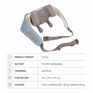 Masajeador Relajante para Cuello y Hombros en Caja <span class=keywords><strong>de</strong></span> Regalo, Masaje con Calor para el Cuidado <span class=keywords><strong>de</strong></span> la Salud Familiar, Diseño Portátil - Product Image 4
