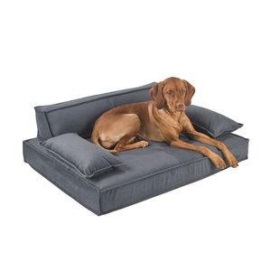 Sofá cama para perros con diseño sólido de tamaño mediano, diseño clásico con espuma viscoelástica y Material de franela, estilo moderno impermeable para mascotas y gatos - Product Image 1
