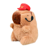 Capibala Food Series Peluche dauphin moche et mignon, pendentif de sac et porte-clés, vente en gros