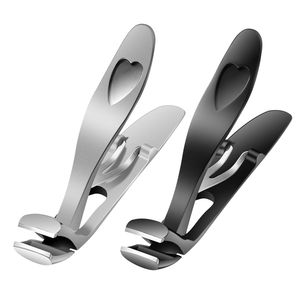 Tronchesino per Unghie Professionale Personalizzato in Acciaio Inossidabile Ultra Affilato con Lama Curva - Resistente per Unghie di Mani e <span class=keywords><strong>Piedi</strong></span> - Product Image 1