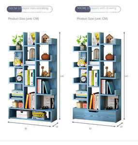 Estantería <span class=keywords><strong>simple</strong></span> de madera para sala de estar, estantería multicapa con forma de árbol, superventas - Product Image 6