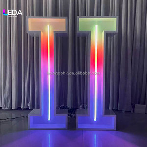 Letras LED 3D con Luz RGB, Cambio de Color, Exhibición Estática, Decoración Independiente para Eventos y Fiestas - Product Image 1