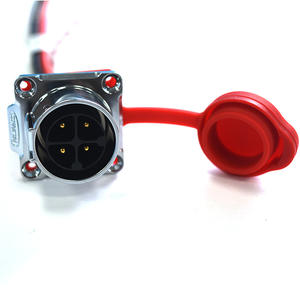 カスタムメイドのワイヤーハーネス M12-4P メス（フラッグ付き）から XT60 オス コネクタ バッテリーケーブル - Product Image 2