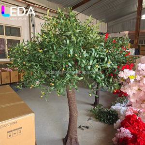Arbre d'olivier artificiel LEDA 4M 5M 6M, style millénaire, luxueux, grand, de haute qualité, pour la décoration intérieure et extérieure, pour aménagement paysager - Product Image 5