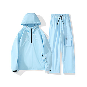 Fournisseur en gros Veste et pantalon de ski Combinaison de ski adulte à capuche unisexe pour les sports de neige - Product Image 2