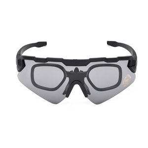 MIL-PRF-32432 ANSI cao tác động bảo vệ mắt paintball chụp kính tùy chỉnh chiến thuật Kính mát 3 ống kính kính đạn đạo - Product Image 1