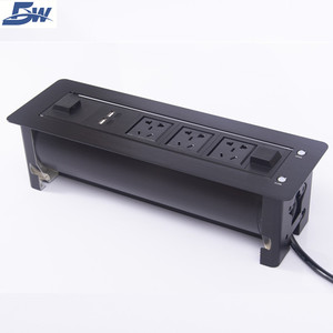 Prise de courant rotative motorisée BW-T66EA intégrée dans la prise de courant montée sur le bureau - Product Image 6
