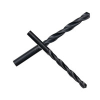 Jeu de forets hélicoïdaux à tige droite en cobalt HSS M42 pour perçage de métaux, finition oxyde noir, marque BOSSL, garantie OEM de 6 mois