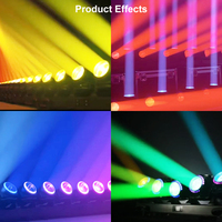 Tête mobile Tornado Swing Head 5*120W RGBW Strobe Beam Light Disco DMX Concert Club KTV Disco Stage Lights Event