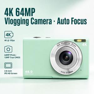 DLC 4K Autofocus Digitale Camera met Macro Lens EIS Anti-Shake 64MP Ultra HD Vlogging Camcorder Krachtige 16x Zoom - Product Image 5