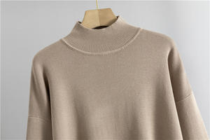 Ensemble trois pièces pour femmes de style européen, mode transfrontalière, automne-hiver, élégant, pull à col roulé, pantalon large et ample - Product Image 5