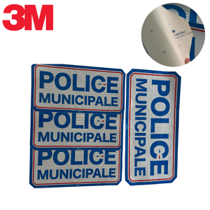 Vinyle réfléchissant 3M 823i, graphiques d'identification de véhicule personnalisés, étiquettes réfléchissantes découpées, fabrication OEM - Product Image 2