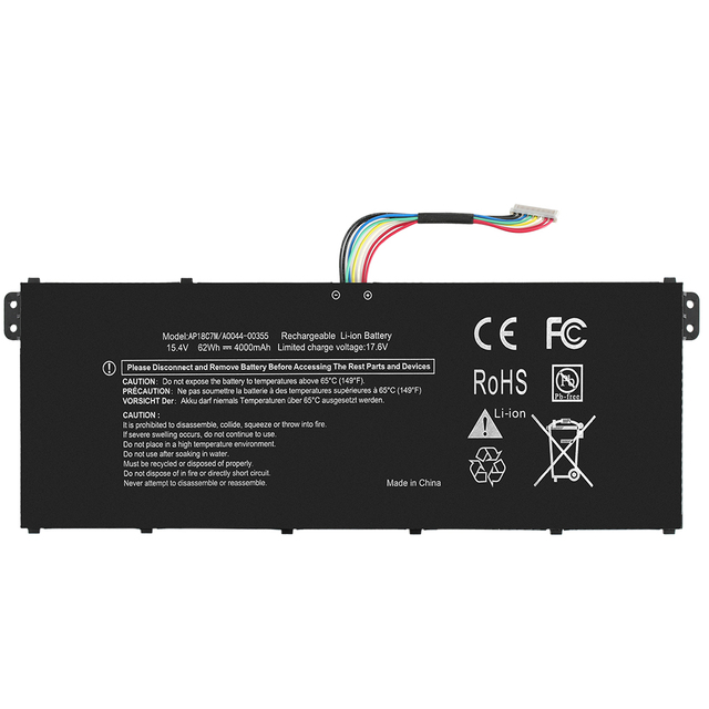 AP18C7M Li-Ion 4000mAh Laptop Battery for Acer ConceptD 3 CN315-72 Spin 5 SP513-54N SP513-55N Swift 3 SF313-52 SF313-52G