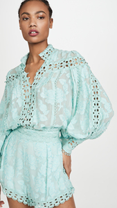 <span class=keywords><strong>Camicetta</strong></span> a maniche lunghe <span class=keywords><strong>con</strong></span> pieghe in Chiffon da donna - Product Image 2