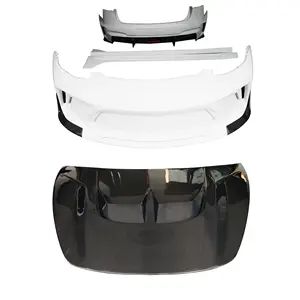 Z-ART PRIME-X ชุดบอดี้ V2สำหรับ Tesla <span class=keywords><strong>3</strong></span>บัมเบิร์นปรับโฉมสำหรับรุ่น<span class=keywords><strong>3</strong></span>คาร์บอนไฟเบอร์ aerokit ลิปสปอยเลอร์ชิ้นส่วนอัพเกรด - Product Image 1