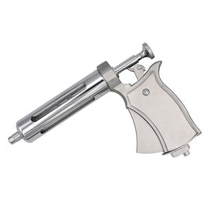 Semi-Automatic 50ml Pistol Syringe Continuous Adjustable Metal Veterinary <strong>Injector</strong> Reusable <strong>Animal</strong> Vaccine <strong>Injector</strong> for Cattle - Product Image 1