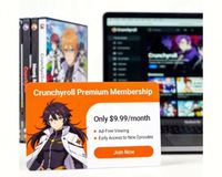 Cuenta Premium Crunchyrolls FUN MEGA Code, Suscripción de 1-12 Meses, 6 Meses de Suscripción para Servidores y Gráficos/Video para MAC/Linux, en Stock