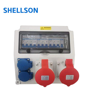 <span class=keywords><strong>Scatola</strong></span> industriale a 6 <span class=keywords><strong>prese</strong></span> di corrente Mobile presa di energia elettrica protezione trifase <span class=keywords><strong>scatola</strong></span> di distribuzione di energia portatile industriale - Product Image 6