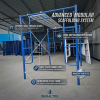 Étai de coffrage télescopique robuste en acier réglable 2200mm-4400mm pour la construction