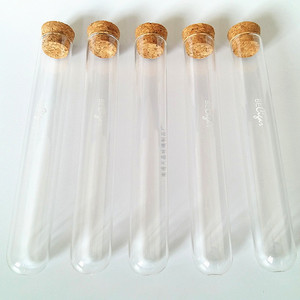Tubo para Cigarros Tianjing de Vidrio de 22x150mm con Tapón de Corcho e Impresión de Logotipo - Product Image 4
