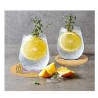 Lot de 6 sous-verres de bar en bambou pour table à café Friends TV Show Merchandise Funny Coaster set