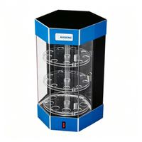 Vitrine rotative en acrylique avec éclairage LED, antivol, pour boutiques, OEM/ODM Chine