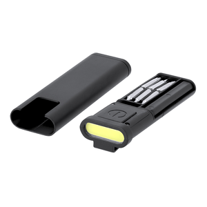 Kit d'outils de poche portable 2-en-1 avec lampe torche LED 4000mAh et tournevis EDC portatif - Product Image 2