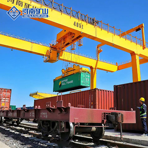 Gru a Portale Container <span class=keywords><strong>RMG</strong></span> Modello 35-60 Tonnellate Montata su Rotaia a Doppia Trave con Motoriduttore e Ingranaggi - Product Image 6