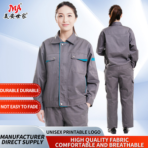 Combinaison de travail antistatique Vêtements de protection du travail pour le nettoyage d'atelier Ingénierie d'usine Broderie personnalisable Non pelucheux - Product Image 2