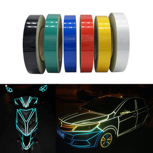 2.5 cm <span class=keywords><strong>Bande</strong></span> réfléchissante à visibilité bleue de qualité commerciale Rouleau d'autocollant réfléchissant Autocollant réfléchissant pour <span class=keywords><strong>roue</strong></span> de voiture - Product Image 5