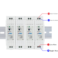 Alimentation à découpage sur rail DIN DR-15-24 de haute qualité 220v à 5v 12v 24v transformateur DC DR15 alimentation industrielle