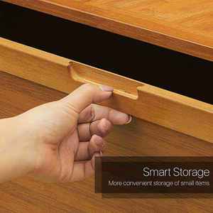 Étagère à chaussures <span class=keywords><strong>en</strong></span> bambou à 5 niveaux pour la maison, organisateur de rangement, étagère pour chaussures à talons hauts, bottes, armoire à chaussures avec porte rabattable pour l'entrée - Product Image 5