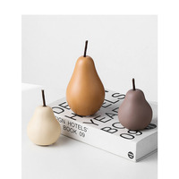 Table de salon moderne d'intérieur pour décoration d'intérieur, ornement en céramique en forme de poire, accessoires de décoration simples, vente en gros