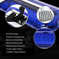 Lampu Bar Atap Darurat LED CIGO 2000L DC12-24V Grosir Baru dengan Sirine & Speaker 200W untuk Retrofit/Upgrade