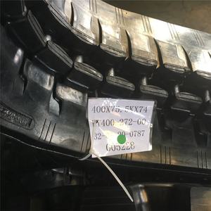 Cingolo di gomma, cingoli in gomma per Kubota KX161-3 Escavatore Cingoli In Gomma/Pad per la Costruzione di Macchine di 400*75.5*74 - Product Image 4