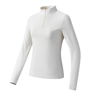 Sudadera Deportiva Antibacteriana 7A con Cuello Alto y Media Cremallera, de Poliéster y Forro Polar, Manga Larga, para Hombre y Mujer, Otoño Invierno - Product Image 5