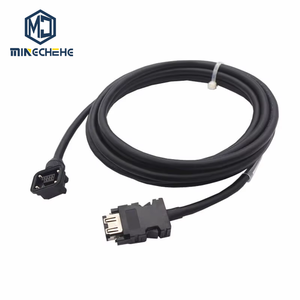สายเคเบิลอินเตอร์เฟซเซอร์โวมอเตอร์สำหรับระบบอัตโนมัติในอุตสาหกรรม รุ่น MR-J3ENCBL5M-A1-H-Standard ความยาว 5 เมตร สำหรับอุปกรณ์ระบบขับเคลื่อนเซอร์โว - Product Image 1