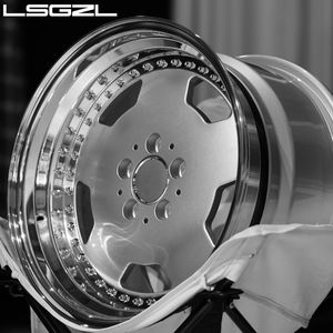 ขอบล้อรถ<span class=keywords><strong>2</strong></span>ชิ้น3ชิ้นล้อแม็กล้ออัลลอยปลอมแปลง lsgzl สำหรับ Mercedes-Benz & AMG 17 18 19 20 21 22 23 24นิ้ว6061-T6 - Product Image 5