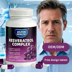 Capsule di Resveratrolo OEM/ODM: Supporto Antiossidante per un <span class=keywords><strong>Invecchiamento</strong></span> Sano, Potenziamento Immunitario, Funzione <span class=keywords><strong>Cerebrale</strong></span> e Longevità per Adulti - Product Image 2