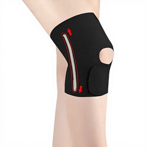 Ginocchiera Estiva Invisibile in Nylon, Supporto per Menisco, Protezione Antiscivolo per Gambe Sportive, Leggera e Traspirante, Elasticizzata in Quattro Direzioni - Product Image 2