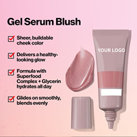 Marque privée Cosmétiques Gel Blush Crémeux Blush Joue Lèvres Teinte Maquillage Blush Crème Dames Palette Unique Pour Les Personnes À La Peau Foncée